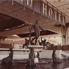 MGM Grand Hotel original bronze fountain sculpture rare Las Vegas casino antique collectible