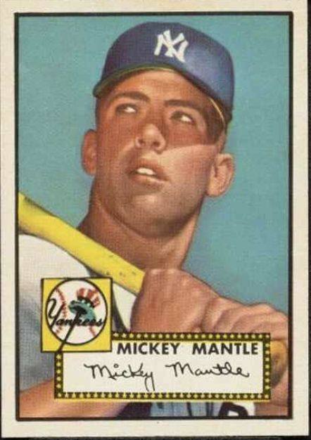 Mickey Mantle vintage baseball cards Topps Bowman golden age collectibles Las Vegas sports card buyer